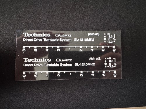 Technics 1210 mk2 - 2, sl-1210